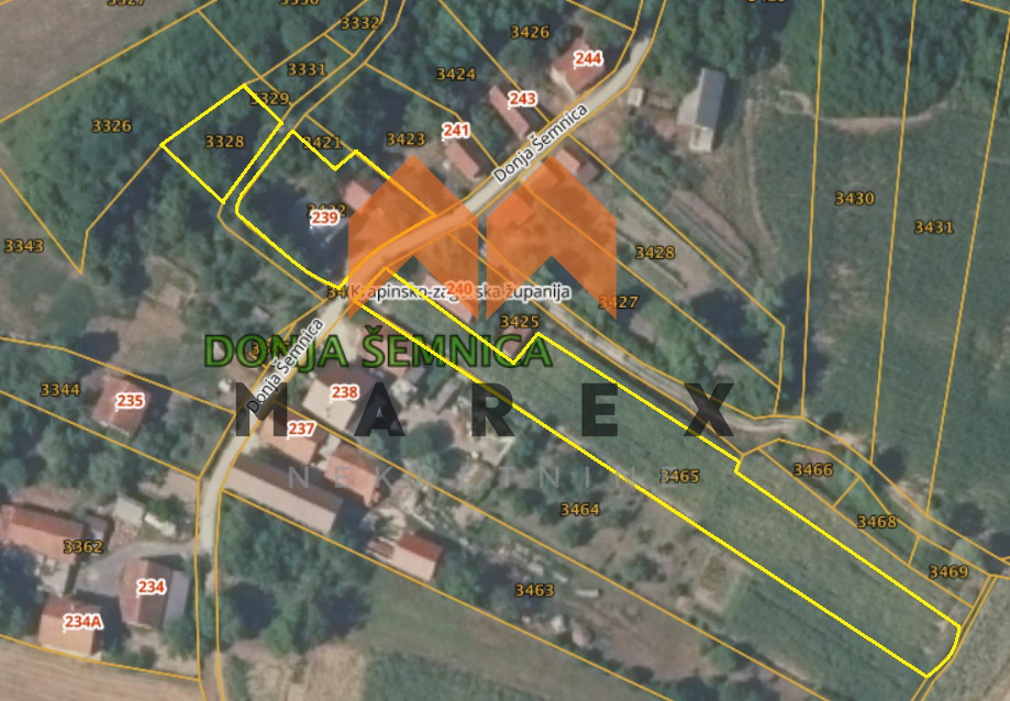 For Sale: Roh-Bau House in a Peaceful Location in Donja Šemnica